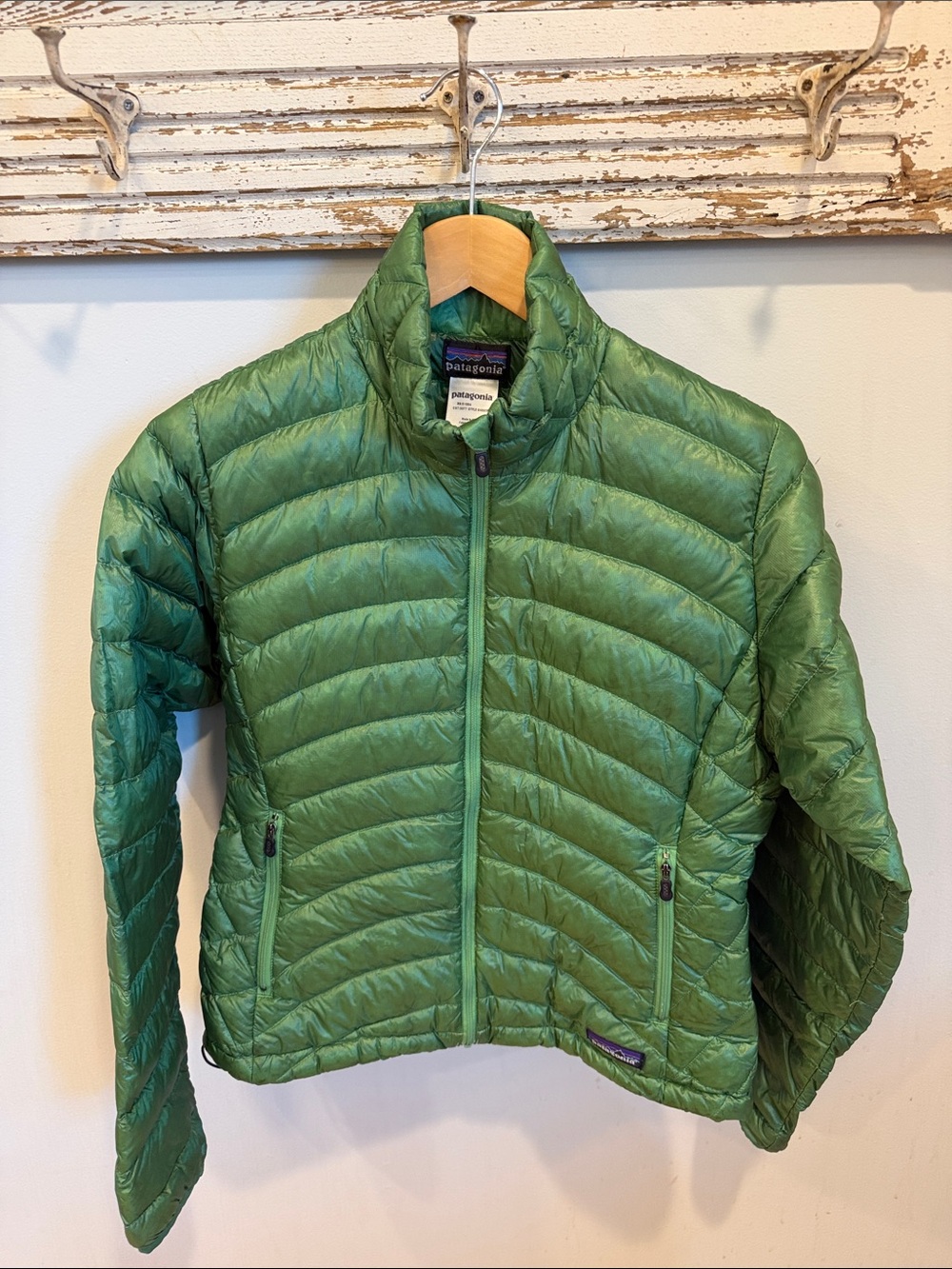 patagonia vintage W's Down Sweater green Size Small
